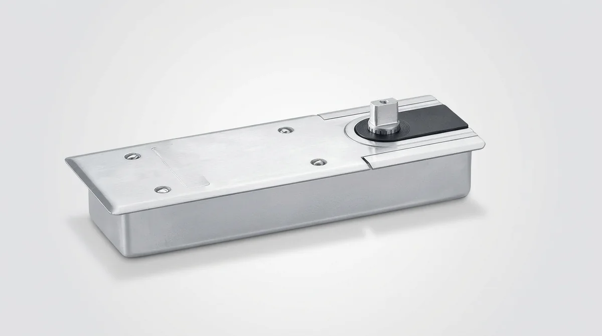 Floor spring with hold-open