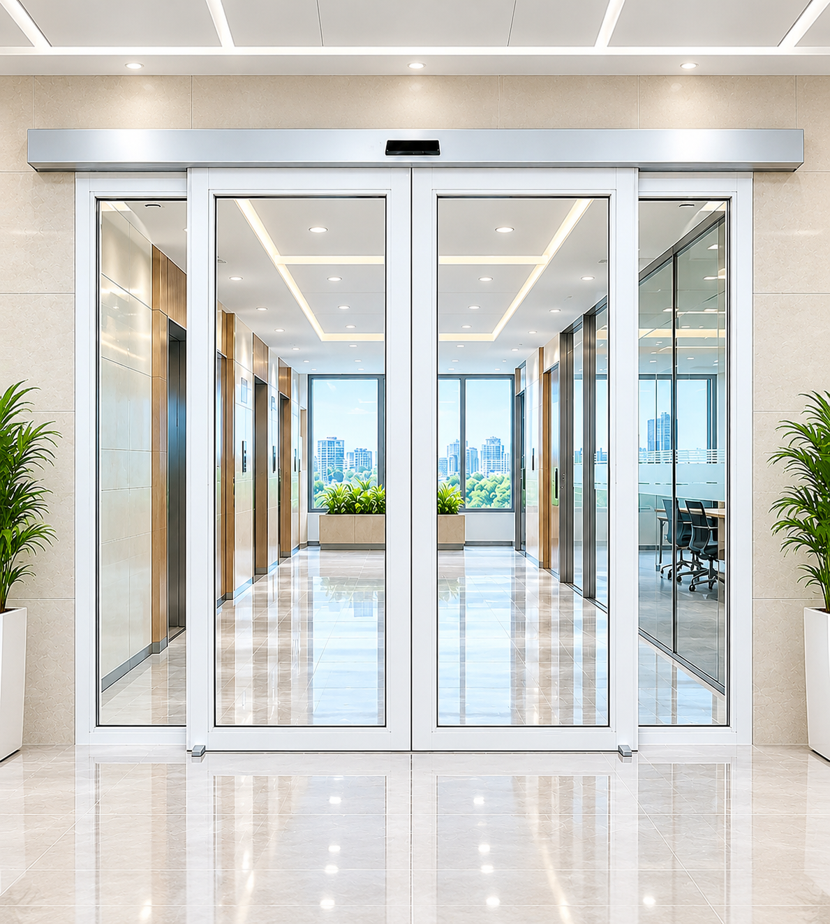 Sliding Doors installed by Srigiri International